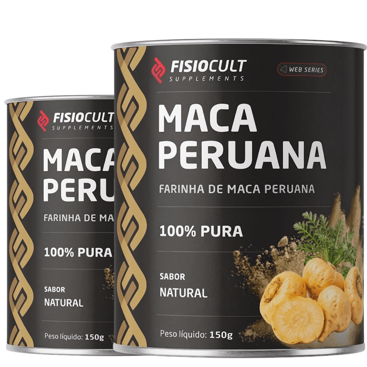Maca Peruana em Pó 100% Puro 150g Fisiocult Suplements - FisioCult Suplementos