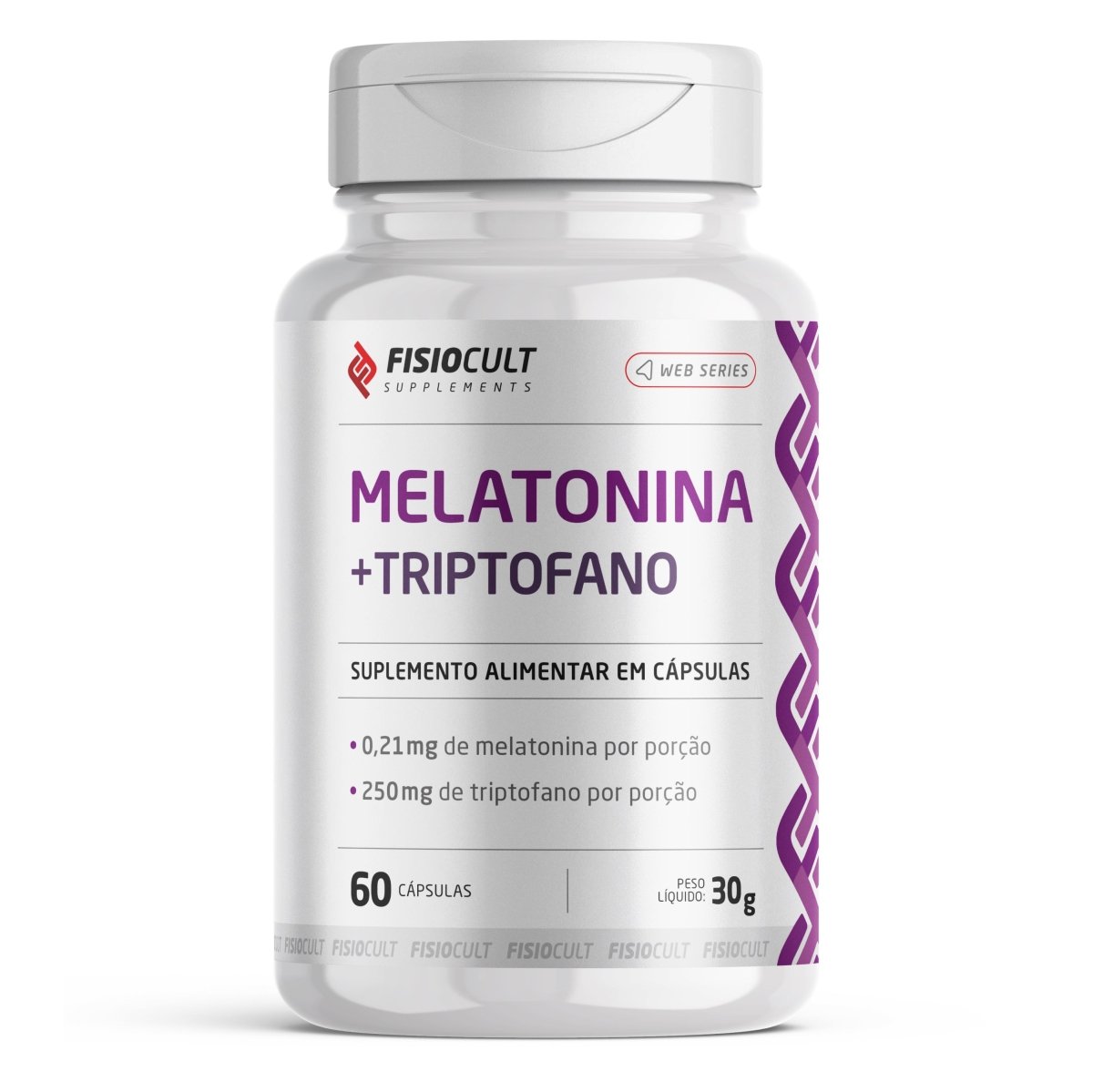 Melatonina + Triptofano 60 Cápsulas - Fisiocult Supplements - Fisiocult Supplements